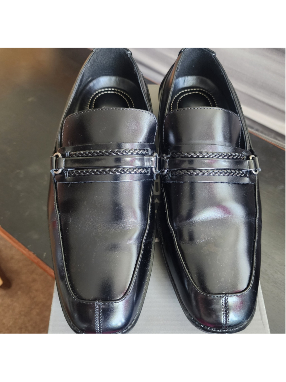 Men's Stacy Adams Aberdeen Loafers Black Size 8.5